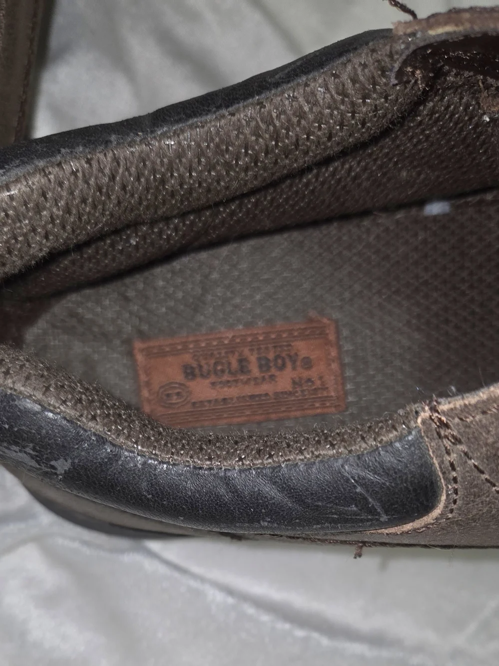 Bugle Boy Brown Lace-Up Low Cut Oxford Chanter Shoes Work Boots